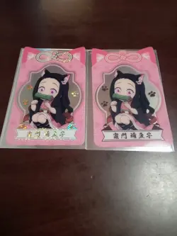 Namco Demon Slayer: Kimetsu No Yaiba Urushi Sho Clear Card Sheet Kamado Nezuko N - Image 1