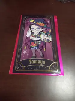 Ufotable Cafe Demon Slayer Halloween 2024 Machiasobi Magical Card A Tamayo - Image 1