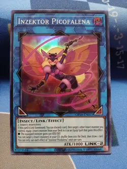Yugioh Inzektor Picofalena Super Rare OP18-EN011 Near Mint - Image 1