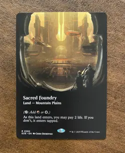 Sacred Foundry (Borderless) Edge of Eternities MTG Regular NM 0282 - Image 1
