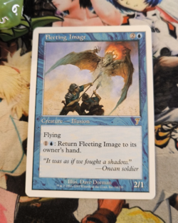 MTG Fleeting Image 🇬🇧 🟨 Nm 7th Seventh Edition Magic the Gathering Rare OG - Image 1