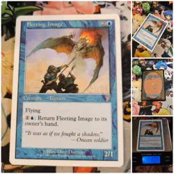 MTG Fleeting Image 🇬🇧 🟨 Nm 7th Seventh Edition Magic the Gathering Rare OG - Image 2