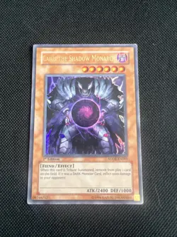 Caius The Shadow Monarch SDDE-EN001 - 1st Edition LP - Ultra Rare Yugioh TCG - Image 1