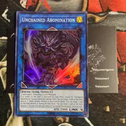 Yugioh Unchained Abomination Super Rare OP22-EN006 Near Mint - Image 1