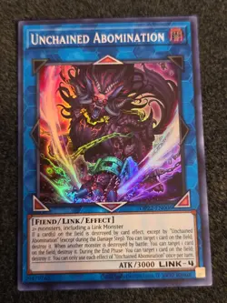 Yugioh Unchained Abomination Super Rare OP22-EN006 Near Mint - Image 1