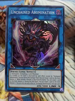 Yugioh Unchained Abomination Super Rare OP22-EN006 Near Mint - Image 1