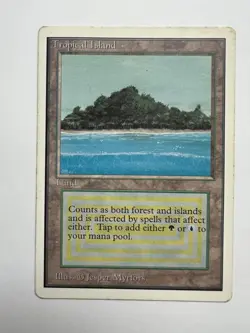 Mtg Magic The Gathering Tropical Island 2Ed Un Unlimited - Image 1