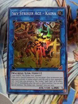 Yugioh Sky Striker Ace - Kaina Super Rare SAST-EN055 Near Mint - Image 1