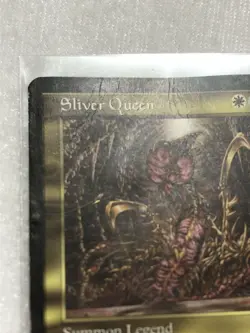 Defective, Bad Condition, Junk Mtg Queen Of Sliver Magic The Gathering English V - Image 3