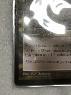 Defective, Bad Condition, Junk Mtg Queen Of Sliver Magic The Gathering English V - Image 5