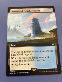 Ag-Mtg 525 Extended Art Temple Of Enlightenment Who-Bf Land R English Version 1 - Image 1