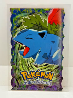 Ivysaur #2 Die-Cut Evolution Card Pokemon Movie Animation "#02 " Blue Logo - Image 1