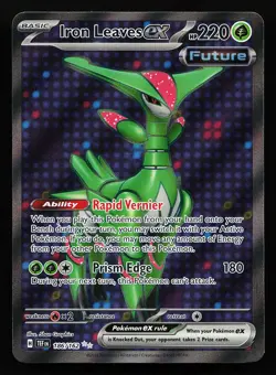 Iron Leaves ex 186/162 Ultra Rare Temporal Forces Pokemon Card - Image 1