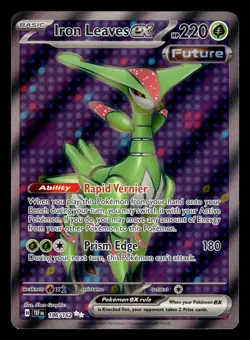 Iron Leaves ex 186/162 Ultra Rare Temporal Forces Pokemon Card - Image 1
