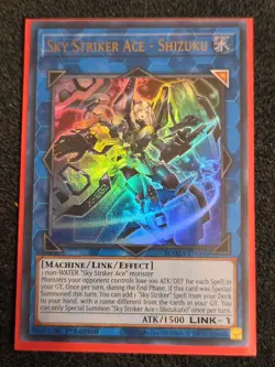 Yugioh Sky Striker Ace - Shizuku Ultra Rare MAMA-EN006 1st Near Mint - Image 1