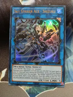 Yugioh Sky Striker Ace - Shizuku Ultra Rare MAMA-EN006 1st Near Mint - Image 1