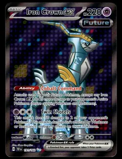 Iron Crown ex 191/162 Ultra Rare Temporal Forces Pokemon Card - Image 1