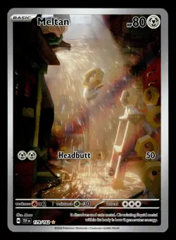 Meltan 179/162 Illustration Rare Temporal Forces Pokemon Card - Image 1