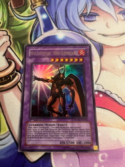 ELEMENTAL HERO FLARE NEOS FRENCH ULTRA POTD-EN032 FR032 MODERATE PLAY YUGIOH - Image 1
