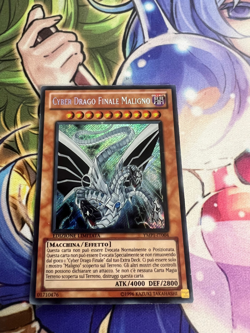 MALEFIC CYBER END DRAGON ITALIAN SECRET YMP1-EN004 IT004 MODERATE PLAY YUGIOH - Image 1