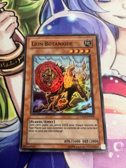 BOTANICAL LION FRENCH SUPER RARE CSOC-EN099 FR099 MODERATE PLAY YUGIOH - Image 1