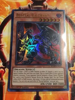 Yugioh! TCG Battles of Legend: Monstrous Revenge Bystial Baldrake UR Lot Read - Image 1