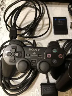 Ps2 Junk 2 Controllers Memory Card Dragon Quest Viii - Image 2