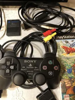 Ps2 Junk 2 Controllers Memory Card Dragon Quest Viii - Image 3