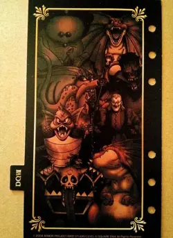 Dragon Quest 8 Logo Monster Index Divider Card 6 Holes - Image 2