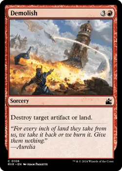 MTG Foil - Demolish - 106 / NM / English - Image 1