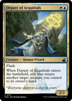 MTG Foil - Deputy of Acquittals - 177 / NM / English - Image 1