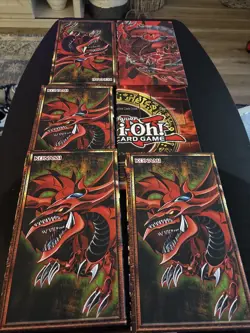 Yugioh Trading Card Game Play Mat Board 1996 Konami Yu-Gi-Oh -LOT OF 6 - Image 1