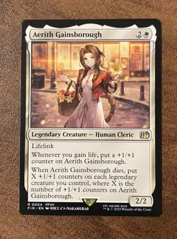 Aerith Gainsborough FINAL FANTASY MTG Rare 0004 Regular - Image 1