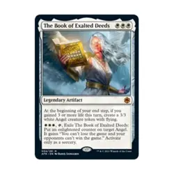 WOTC MtG AFR The Book of Exalted Deeds (MR) (Foil) NM - Image 1