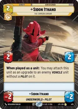 Sidon Ithano The Crimson Corsair (Hyperspace) - Near Mint MTG Jump to Lightspeed - Image 1
