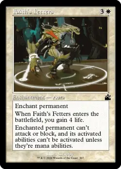 MTG Foil - Faith's Fetters (Retro Frame) - 307 / NM / English - Image 1
