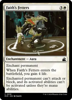 MTG Foil - Faith's Fetters - 18 / NM / English - Image 1