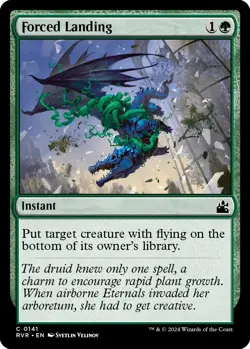 MTG Foil - Forced Landing - 141 / NM / English - Image 1