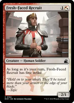 MTG Foil - Fresh-Faced Recruit - 182 / NM / English - Image 1