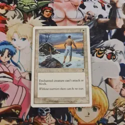 MTG Pacifism Magic the Gathering Eng Seventh 7th Edition Mtg Nm OG Karte Card - Image 1