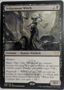Sedgemoor Witch x1 Strixhaven: School of Mages Magic the Gathering MTG LP/NM - Image 1
