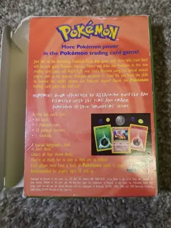 1999 Pokemon TCG Base Brushfire Theme Deck EMPTY BOX ONLY NO CARDS Wizards WotC - Image 2