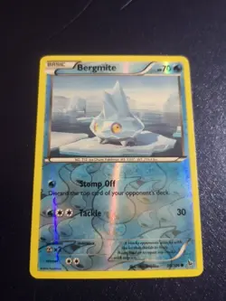 Bergmite 30/106 Common Reverse Holo XY Flashfire Pokemon TCG MP - Image 1