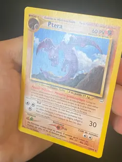 CARTE POKEMON PTERA 15/64 FR RARE NEO REVELATION - TBE - Image 2