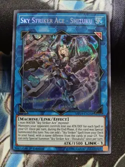 Yugioh Sky Striker Ace - Shizuku Prismatic Secret MP19-EN258 1st Near Mint - Image 1