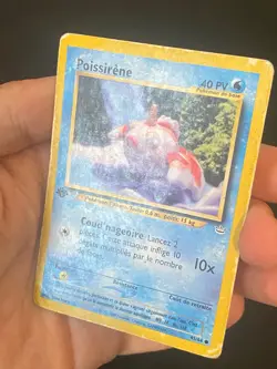 CARTE POKEMON POISSIRENE 45/64 EDITION 1 FR COMMUNE NEO REVELATION - PL - Image 2