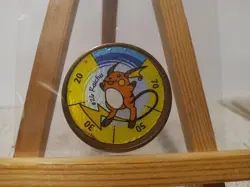 Pokemon Vintage Raichu Spin Coin Battle Coin 1999 - Image 1