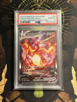 Pokemon Charizard VMAX SWSH261 Promo PSA 10 - Image 1