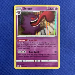Gengar 057/198 Chilling Reign Holo Rare Pokemon Card - NM - Image 1