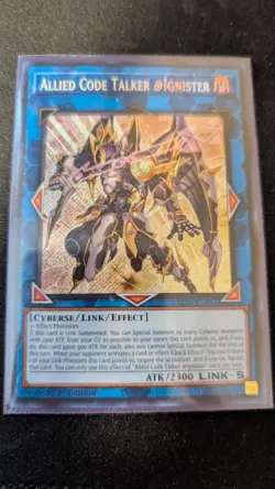 Yugioh Allied Code Talker @Ignister - ALIN-EN051 - Secret Rare NM - Image 1